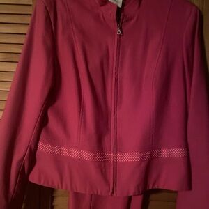 Professional Pink Women's  2 PC Pantsuit